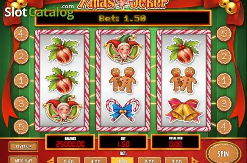 Скрин2. Xmas Joker слот