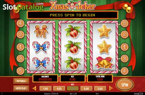 Скрин7. Xmas Joker слот