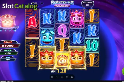 Скрин3. Reactoonz Blitzways слот