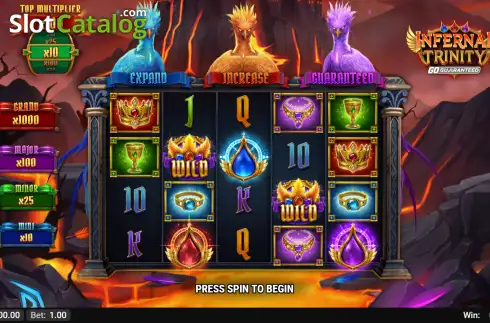 Скрин2. Infernal Trinity GO Guaranteed слот