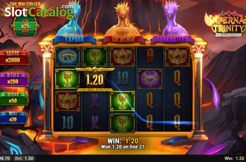 Скрин3. Infernal Trinity GO Guaranteed слот