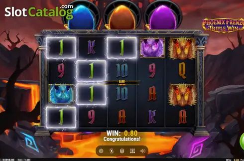 Скрин3. Phoenix Frenzy Triple Win слот