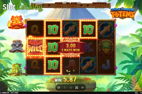 Скрин3. Triple Tumblin' Totems слот