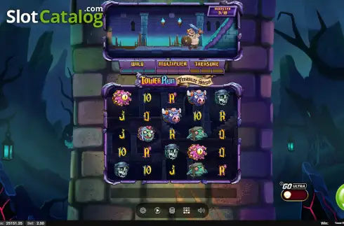 Скрин2. Tower Run Treasure Steps слот