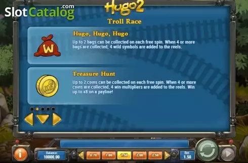 Скрин3. Hugo 2 слот