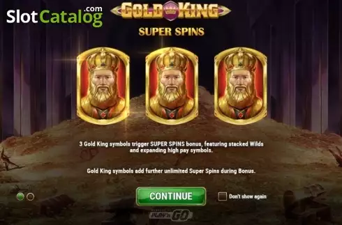 Скрин2. Gold King слот