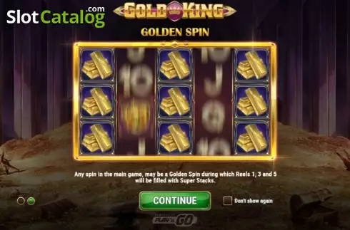Скрин3. Gold King слот