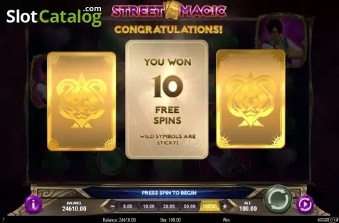 Скрин5. Street Magic слот