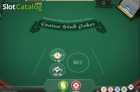Скрин2. Casino Stud Poker (Play'n Go) слот