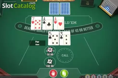 Скрин2. Casino Hold'em (Play'n Go) слот