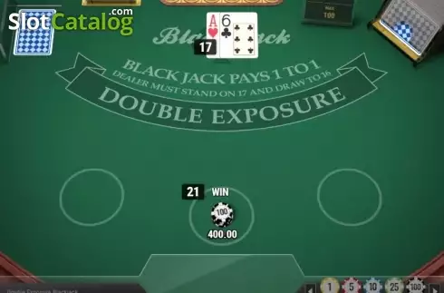 Скрин5. Double Exposure Blackjack MH (Play'n Go) слот