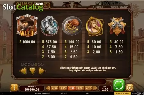 Скрин4. Gunslinger Reloaded слот