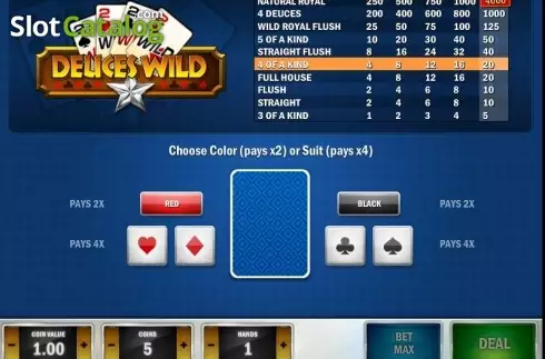 Скрин3. Deuces Wild MH (Play'n Go) слот