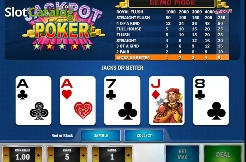 Скрин4. Jackpot Poker (Play'n Go) слот