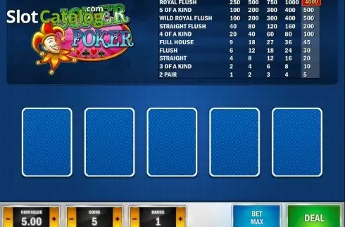 Скрин2. Joker Poker MH (Play'n Go) слот