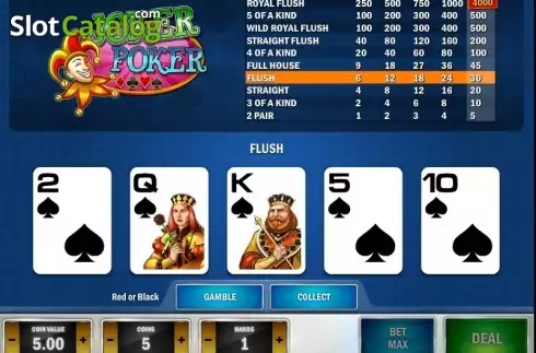 Скрин5. Joker Poker MH (Play'n Go) слот