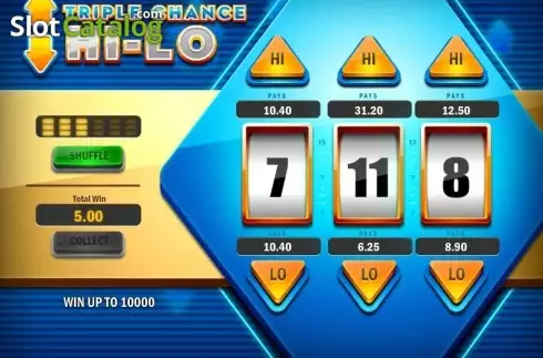 Скрин3. Triple Chance HiLo слот