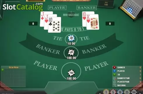 Скрин3. Mini Baccarat (Play'n Go) слот