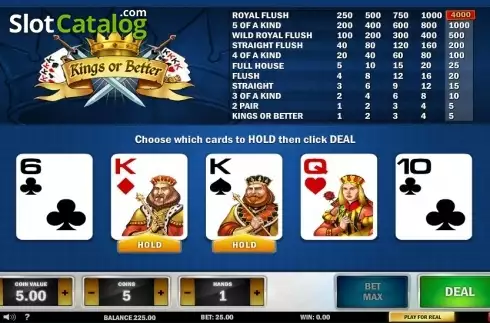 Скрин3. Kings or Better MH (Others) слот