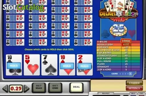 Скрин3. Deuces and Joker Wild (Others) слот