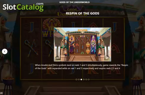 Скрин7. Gods of the Underworld слот