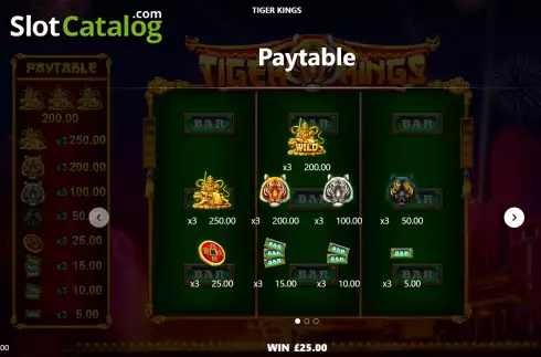 Скрин5. Tiger Kings слот