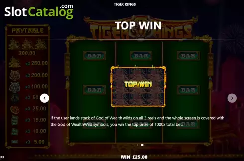 Скрин7. Tiger Kings слот