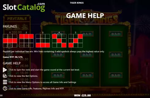 Скрин9. Tiger Kings слот