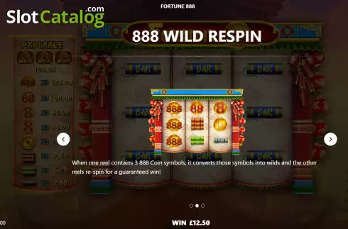 Скрин6. Fortune 888 слот