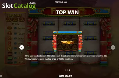 Скрин7. Fortune 888 слот