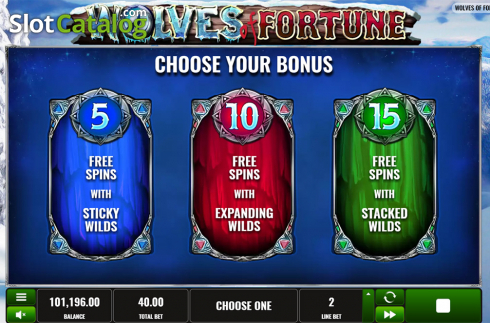 Скрин5. Wolves of Fortune слот