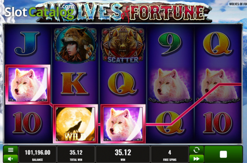 Скрин6. Wolves of Fortune слот