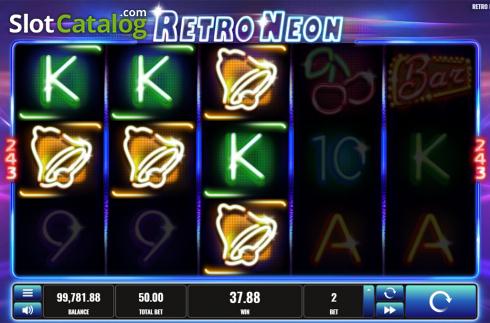 Скрин4. Retro Neon слот