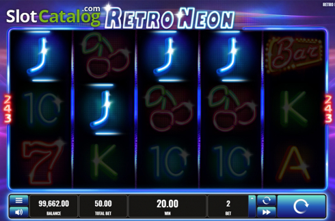 Скрин5. Retro Neon слот