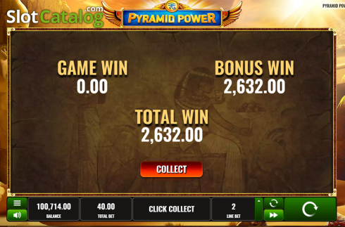 Скрин9. Pyramid Power слот