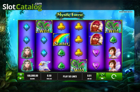 Скрин2. Mystic Forest (Playreels) слот
