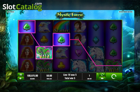 Скрин7. Mystic Forest (Playreels) слот