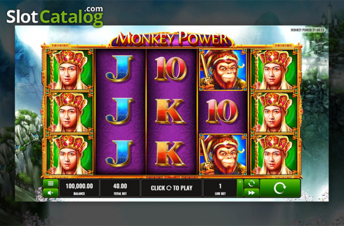 Скрин2. Monkey Power слот