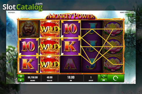 Скрин4. Monkey Power слот
