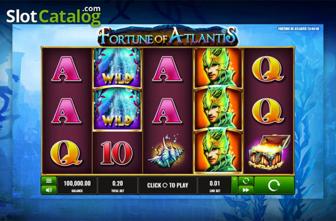 Скрин2. Fortune of Atlantis слот