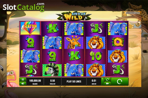 Скрин2. African Wild (Playreels) слот