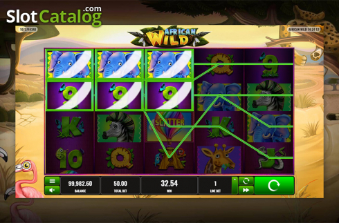 Скрин3. African Wild (Playreels) слот