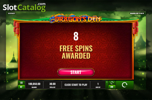 Скрин6. Dragon's Den слот