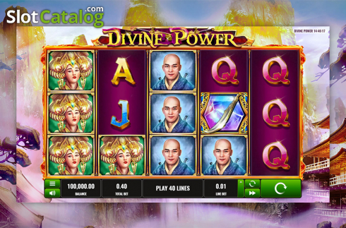 Скрин2. Divine Power слот