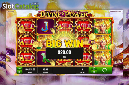 Скрин5. Divine Power слот