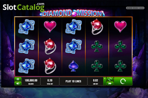 Скрин2. Diamond Mission слот