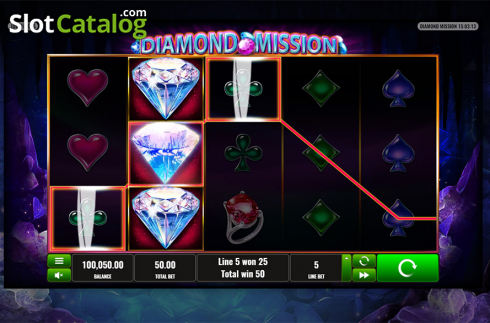 Скрин4. Diamond Mission слот