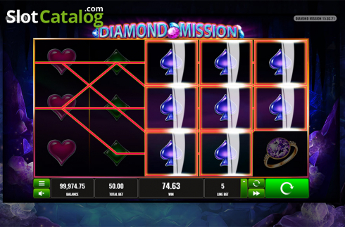 Скрин5. Diamond Mission слот