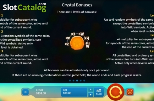Скрин8. Crystal Crush (Playson) слот