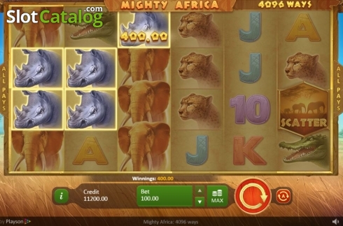 Скрин3. Mighty Africa слот